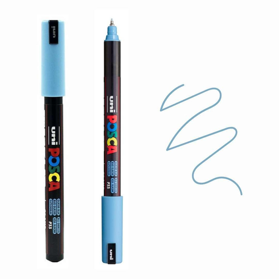 Posca PC-1MR Ultra-Fine Blue Paint Marker