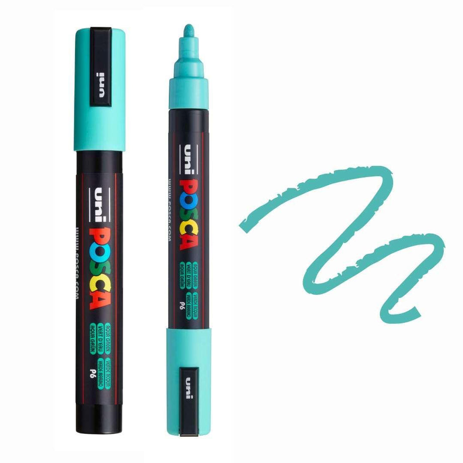 Uni Posca Marker PC-5M Medium 2.5mm Aqua Green