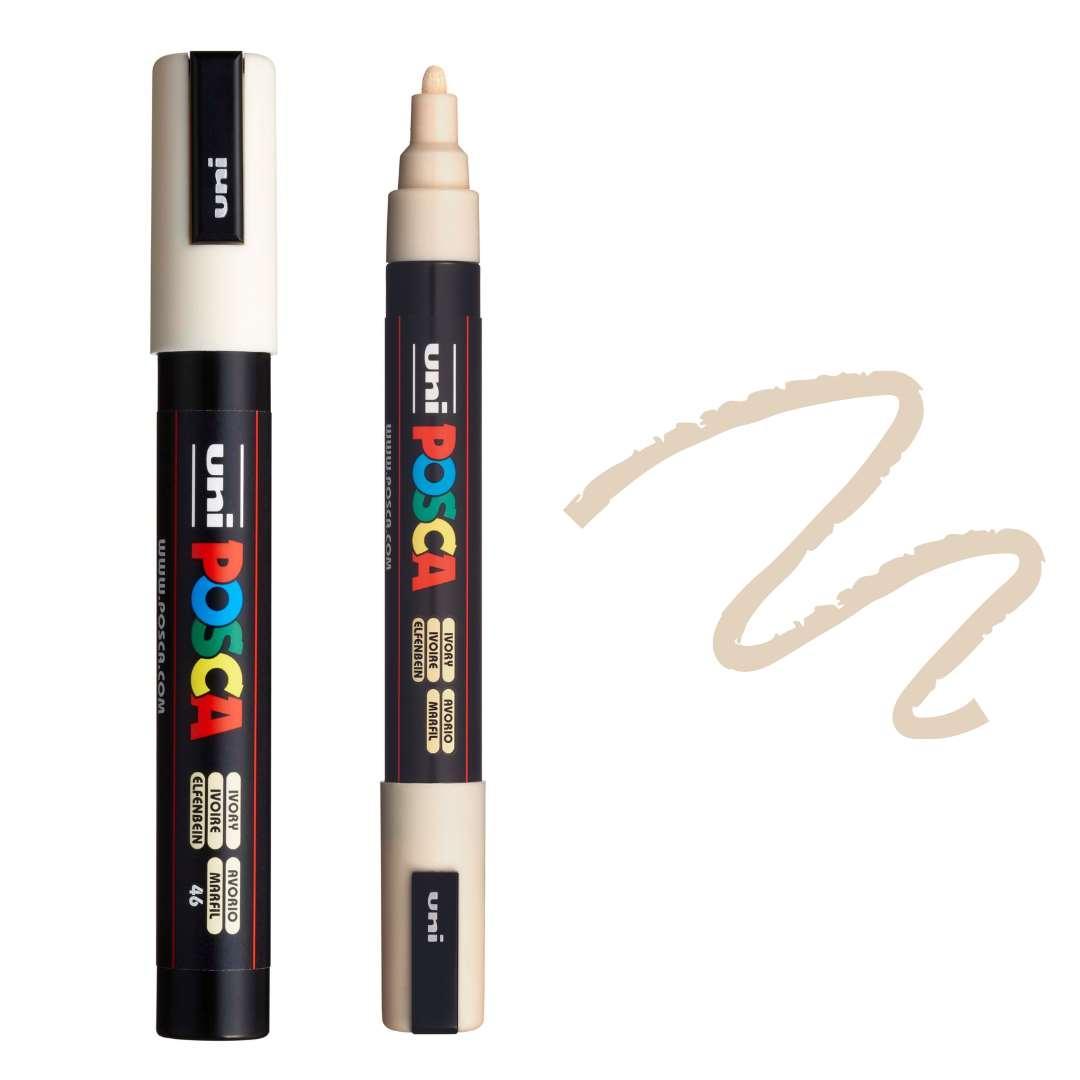 Posca PC-8K Broad Chisel Ivory Paint Marker